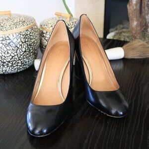 Coach Black Leather Heels (Size 8.5)